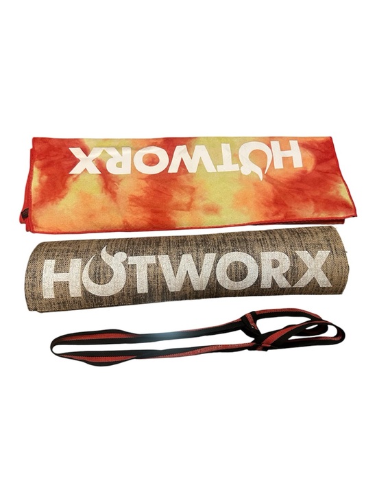 Hotworx Other - Hotworx Orange Tie-Dye Workout Towel and Mat Set